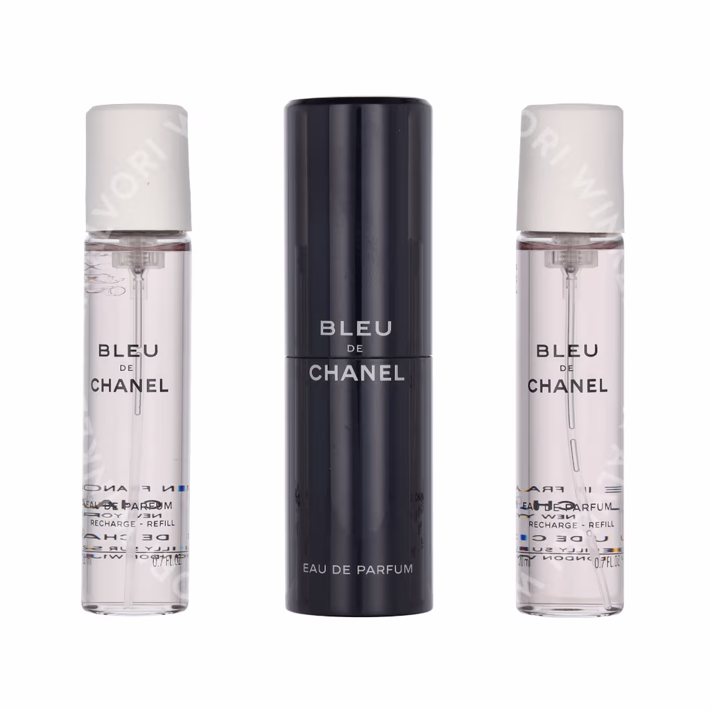 Chanel Chanel Bleu De Chanel Pour Homme Giftset — 3x20ml Edp Travel Spray & 2 Refills