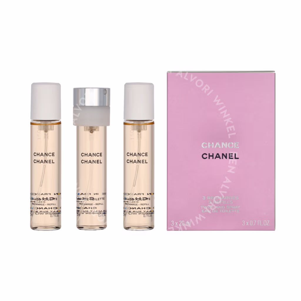 Chanel Chanel Chance Twist And Spray — 3x Edt Spray Refill 20Ml - Twist and Spray — foto 3