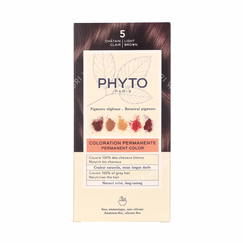 Phyto Phyto Phytocolor Permanent Color — #05 Light Brown — foto 2