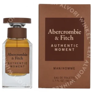 Abercrombie & Fitch Authentic Moment Men Edt Spray 50ml fles en verpakking