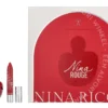 Nina Ricci Nina Rouge Giftset 52.5ml Edt Spray 50ml/Lipstick 2
