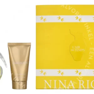 Nina Ricci L'Air Du Temps Giftset 125ml Edt Spray 50ml/Body Lotion 75ml fles en verpakking
