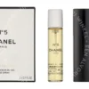 Chanel No 5 Giftset 60ml 2x Edt Spray Refill 20Ml/1x Edt Spray 20Ml- Twist and Spray - Purse Spray fles en verpakking