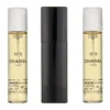 Chanel No 5 Giftset 60ml 2x Edt Spray Refill 20Ml/1x Edt Spray 20Ml- Twist and Spray - Purse Spray fles