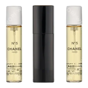 Chanel No 5 Giftset 60ml 2x Edt Spray Refill 20Ml/1x Edt Spray 20Ml- Twist and Spray - Purse Spray fles