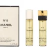 Chanel No 5 Giftset 60ml 3x Edt Spray Refill 20Ml - Twist and Spray - Purse Spray fles en verpakking