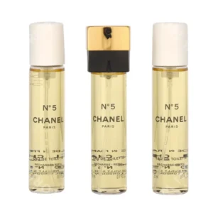 Chanel No 5 Giftset 60ml 3x Edt Spray Refill 20Ml - Twist and Spray - Purse Spray fles