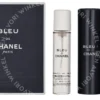 Chanel Bleu De Chanel Pour Homme Giftset 60ml Edt Spray 20ml/2x Edt Spray Refill 20ml - Travel Sprays fles en verpakking