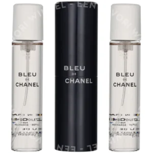 Chanel Bleu De Chanel Pour Homme Giftset 60ml Edt Spray 20ml/2x Edt Spray Refill 20ml - Travel Sprays fles
