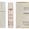 Chanel Coco Mademoiselle Giftset 60ml 2x Edt Spray Refill 20Ml/1x Edt Spray 20Ml - Twist and Spray fles en verpakking