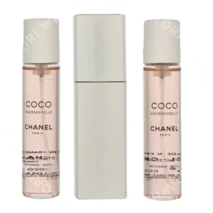 Chanel Coco Mademoiselle Giftset 60ml 2x Edt Spray Refill 20Ml/1x Edt Spray 20Ml - Twist and Spray fles