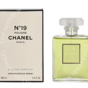 Chanel No 19 Poudre Edp Spray 100ml  fles en verpakking