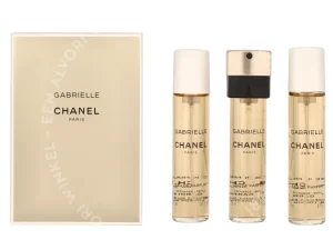 Chanel Gabrielle Giftset 60ml 3x20ml Edp Spray fles en verpakking