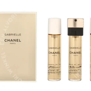 Chanel Gabrielle Giftset 60ml 3x20ml Edp Spray fles en verpakking