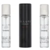 Chanel Allure Homme Sport Giftset 60ml 2x Edt Spray Refill 20Ml/ 1 Edt Spray 20ML fles