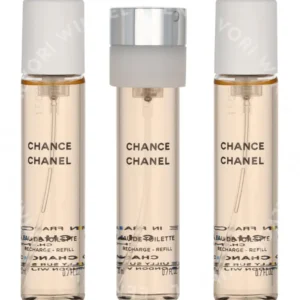 Chanel Chance Twist And Spray 60ml 3x Edt Spray Refill 20Ml - Twist and Spray fles