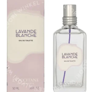 L'Occitane Lavande Blanche Edt Spray 50ml  fles en verpakking