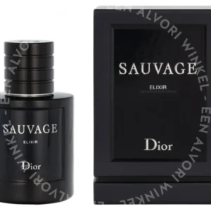 Dior Sauvage Elixir Parfum Spray 60ml  fles en verpakking