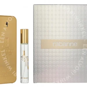 Paco Rabanne 1 Million Giftset 120ml Edt Spray 100ml/Edt Travel Spray 20ml fles en verpakking