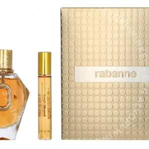 Paco Rabanne Million Gold For Her Giftset 110ml Edp Spray 90ml/Edp Spray 20ml fles en verpakking