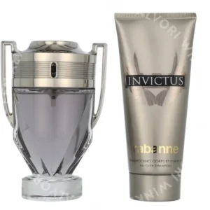 Paco Rabanne Invictus Giftset 200ml Edt Spray 100ml/Shower Gel 100ml fles