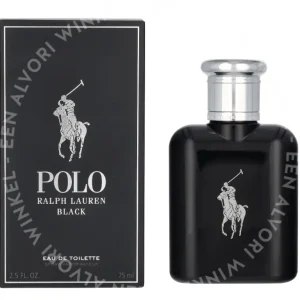 Ralph Lauren Polo Black Edt Spray 75ml  fles en verpakking