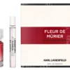 Karl Lagerfeld Fleur De Mûrier Giftset 60ml Edt 50 ml / Edt 10 ml fles en verpakking