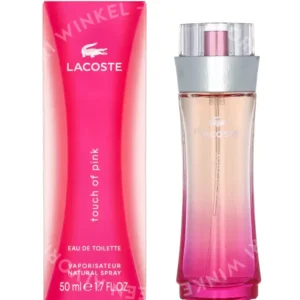 Lacoste Touch Of Pink Pour Femme Edt Spray 50ml  fles en verpakking
