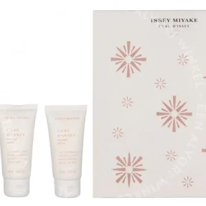 Issey Miyake L'Eau D'Issey Giftset 150ml Edt Spray Intense 50ml/Body Lotion 2x50ml fles en verpakking