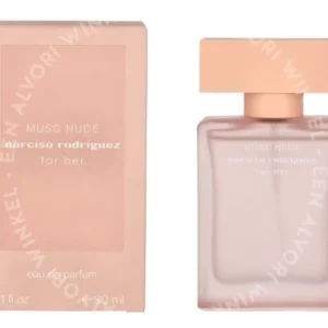 Narciso Rodriguez For Her Musc Nude Edp Spray 30ml  fles en verpakking