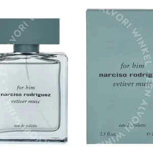 Narciso Rodriguez For Him Vetiver Musc Edt Spray 100ml  fles en verpakking