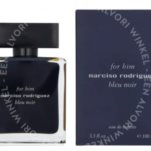 Narciso Rodriguez Bleu Noir For Him Edt Spray 100ml  fles en verpakking