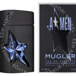 Thierry Mugler A*Men Edt Spray Refillable 100ml  fles en verpakking