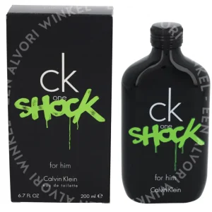 Calvin Klein Ck One Shock Him Edt Spray 200ml  fles en verpakking