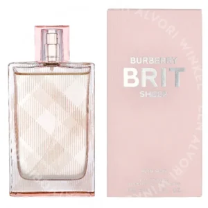 Burberry Brit Sheer For Her Edt Spray 100ml  fles en verpakking
