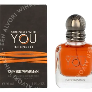Armani Stronger With You Intensely Pour Homme Edp Spray 30ml  fles en verpakking