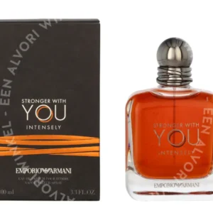 Armani Stronger With You Intensely Pour Homme Edp Spray 100ml  fles en verpakking