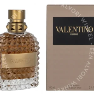 Valentino Uomo Edt Spray 100ml  fles en verpakking