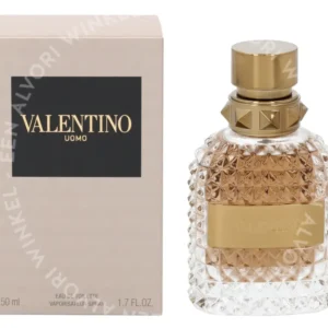 Valentino Uomo Edt Spray 50ml  fles en verpakking