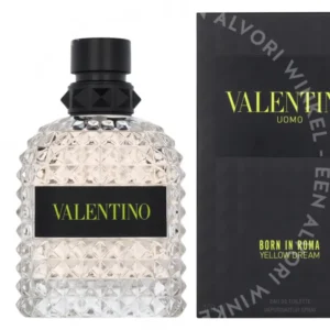 Valentino Uomo Born In Roma Yellow Dream Edt Spray 100ml  fles en verpakking