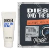 Diesel Only The Brave Mens Giftset 275ml Edt Spray 125ml/Shower Gel 100ml/Shower Gel 50ml fles en verpakking