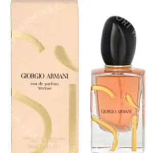 Armani Si Intense Edp Spray 50ml Refillable fles en verpakking