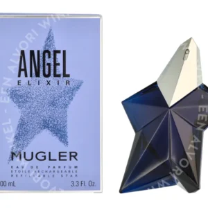 Thierry Mugler Angel Elixir Edp Spray Refillable 100ml  fles en verpakking