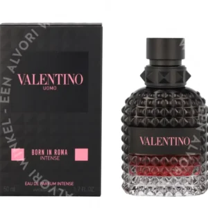 Valentino Uomo Born In Roma Intense Edp Spray 50ml  fles en verpakking