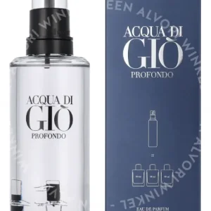 Armani Acqua Di Gio Profondo Edp Spray Refill 150ml  fles en verpakking