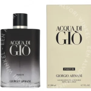 Armani Acqua Di Gio Pour Homme Parfum Spray Refillable 200ml  fles en verpakking