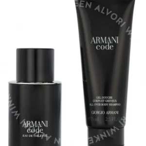 Armani Code Pour Homme Giftset 125ml Edt Spray 50ml/Shower Gel 75ml fles