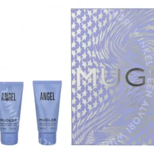 Thierry Mugler Angel Giftset 125ml Edp Spray 25ml/Body Lotion 50ml/Shower Gel 50ml fles en verpakking