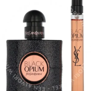 YSL Black Opium Giftset 40ml Edp Spray 30ml/Edp Spray 10ml fles