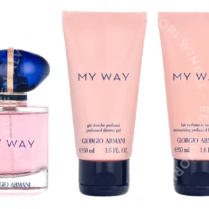 Armani My Way Giftset 150ml Edp Spray 50ml/Shower Gel 50ml/Body Lotion 50ml fles